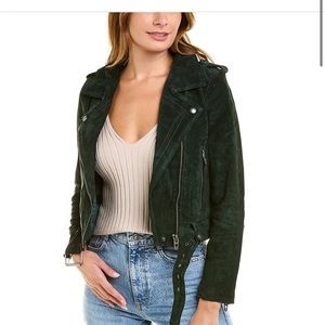 BLANKNYC suede moto jacket